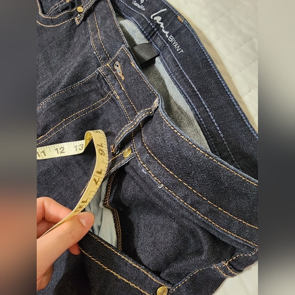 Lane Bryant Stretch Genius Fit Jeans Bootcut Size 16 regular dark - Picture 4 of 10